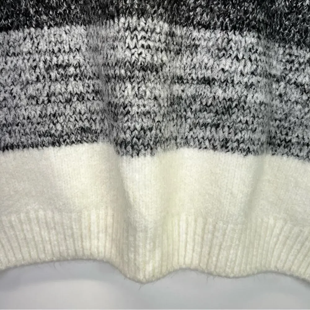 Vince Camuto Mohair Gradation Crew sweater rich black - XL